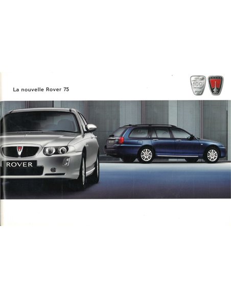 2004 ROVER 75 BROCHURE FRANS