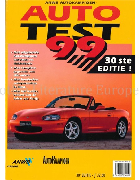 1999 AUTOTEST JAHRBUCH NIEDERLÄNDISCH