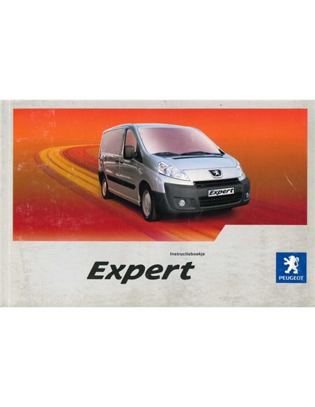 2008 PEUGEOT EXPERT BETRIEBSANLEITUNG NIEDERLÄNDISCH