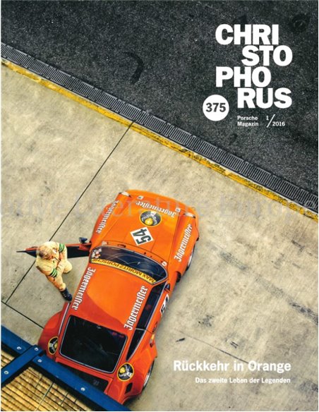 2016 PORSCHE CHRISTOPHORUS MAGAZINE 375 DUITS