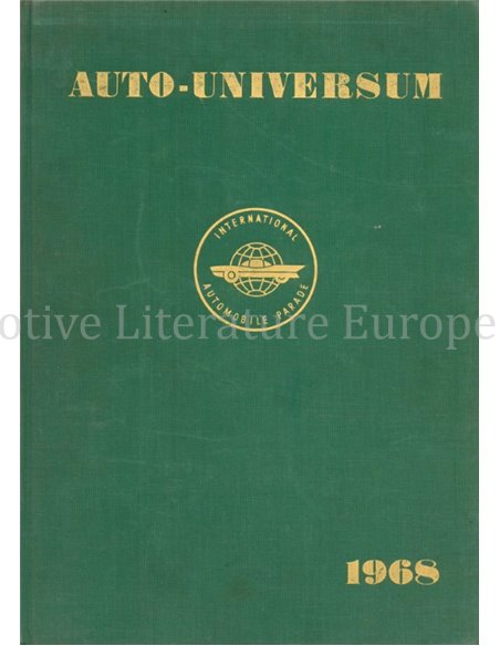 1968 AUTO UNIVERSUM YEARBOOK ENGLISH