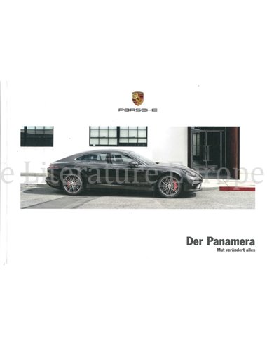 2018 PORSCHE PANAMERA HARDCOVER BROCHURE DUITS