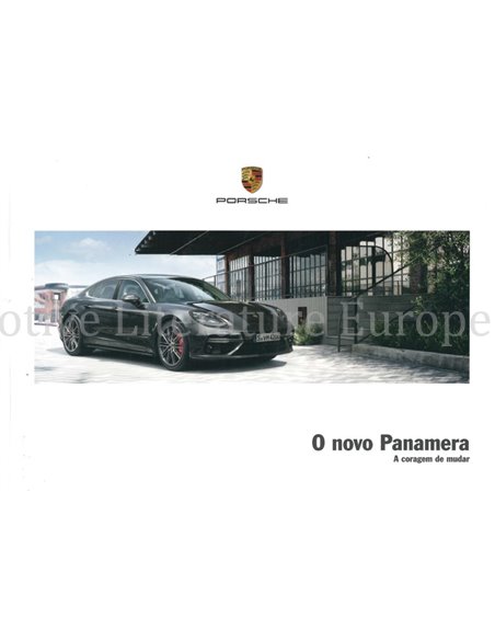 2017 PORSCHE PANAMERA HARDBACK BROCHURE PORTUGUESE