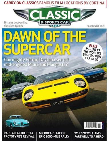 2018 CLASSIC AND SPORTSCAR MAGAZINE NOVEMBER ENGLISH