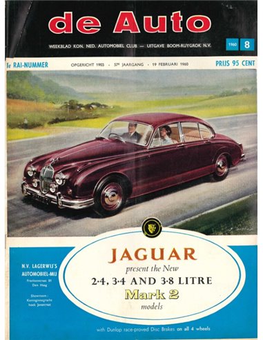 1960 DE AUTO MAGAZINE 08 NIEDERLÄNDISCH