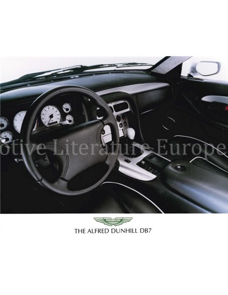 1998 ASTON MARTIN DB7 ALFRED DUNHILL EDITION PRESSEMAPPE ENGLISCH