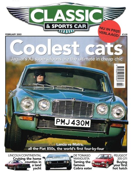 2002 CLASSIC AND SPORTSCAR MAGAZINE FEBRUARI ENGELS