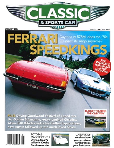 2004 CLASSIC AND SPORTSCAR MAGAZINE JANUARI ENGELS