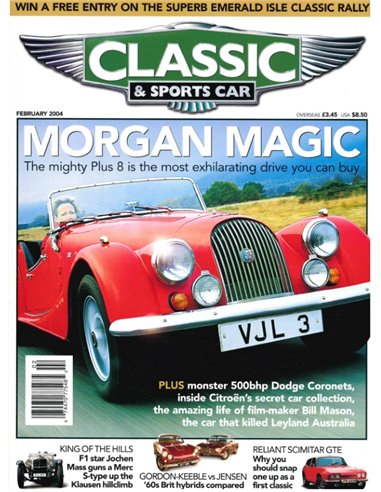 2004 CLASSIC AND SPORTSCAR MAGAZINE FEBRUARI ENGELS