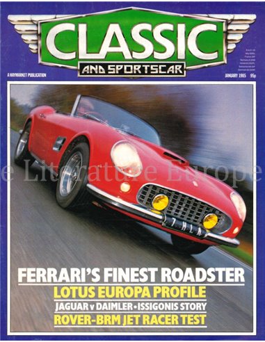 1985 CLASSIC AND SPORTSCAR MAGAZINE (01) JANUARY ENGLISH