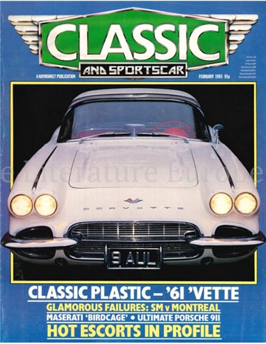 1985 CLASSIC AND SPORTSCAR MAGAZINE (02) FEBRUARY ENGLISH