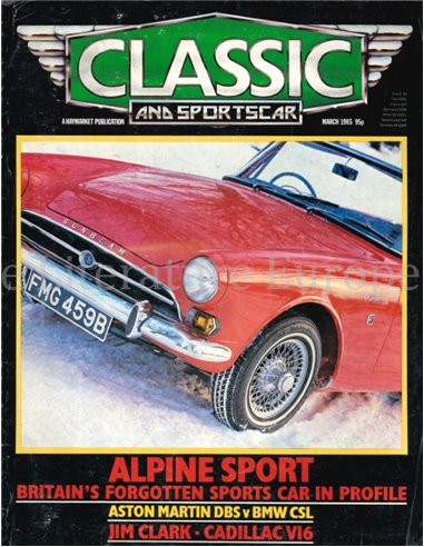 1985 CLASSIC AND SPORTSCAR MAGAZINE (03) MARCH ENGLISH