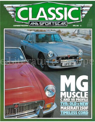 1985 CLASSIC AND SPORTSCAR MAGAZINE (04) APRIL ENGLISH