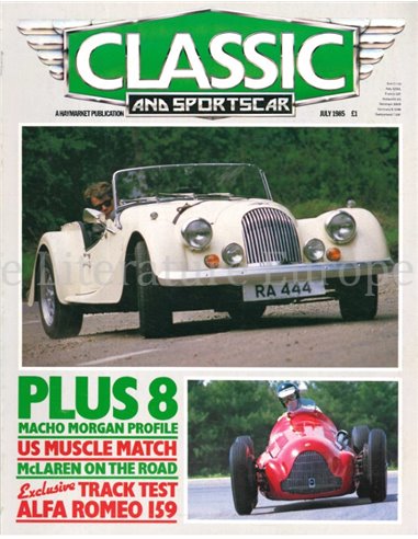 1985 CLASSIC AND SPORTSCAR MAGAZINE (07) JULY ENGLISH