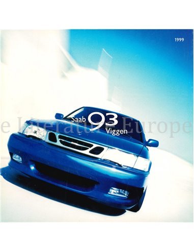 1999 SAAB 9-3 VIGGEN BROCHURE FRANS