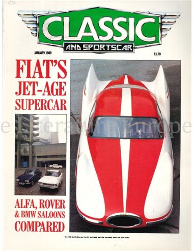 1989 CLASSIC AND SPORTSCAR MAGAZINE (01) JANUAR ENGLISCH