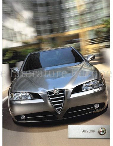 2003 ALFA ROMEO 166 PROSPEKT NIEDERLÄNDISCH