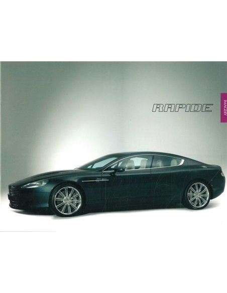 2006 ASTON MARTIN RAPIDE MEDIA BROCHURE ENGELS