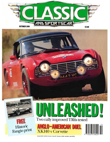 1990 CLASSIC AND SPORTSCAR MAGAZINE (10) OKTOBER ENGLISCH