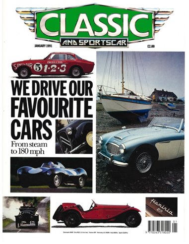 1991 CLASSIC AND SPORTSCAR MAGAZINE (01) JANUAR ENGLISCH