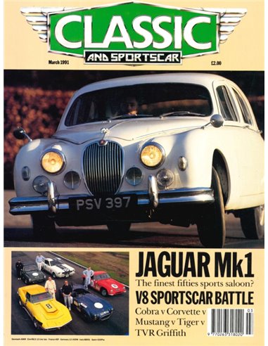 1991 CLASSIC AND SPORTSCAR MAGAZINE (03) MÄRZ ENGLISCH