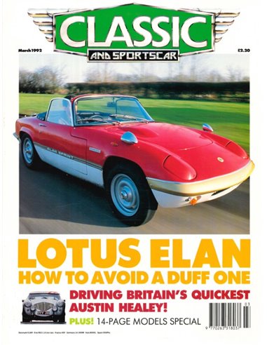 1992 CLASSIC AND SPORTSCAR MAGAZINE (03) MÄRZ ENGLISCH