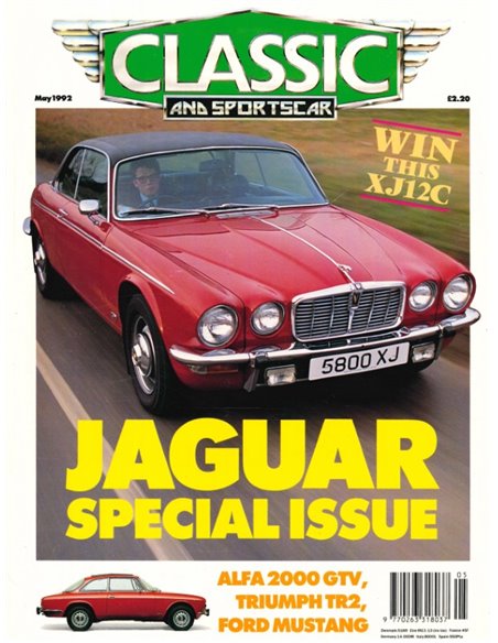 1992 CLASSIC AND SPORTSCAR MAGAZINE (05) MAY ENGLISH