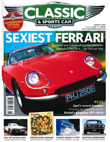 2005 CLASSIC AND SPORTSCAR MAGAZIN (08) AUGUST ENGLISCH