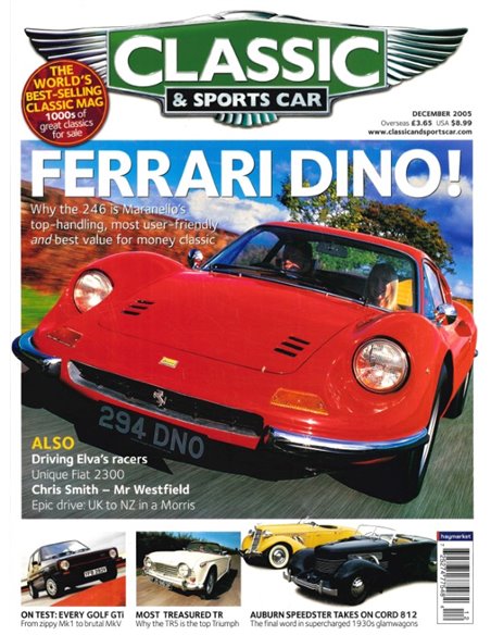 2005 CLASSIC AND SPORTSCAR MAGAZIN (12) DECEMBER ENGLISCH