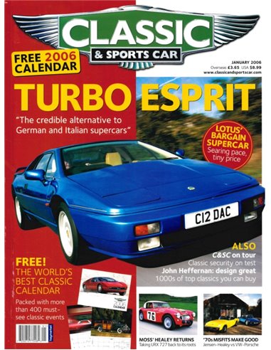 2006 CLASSIC AND SPORTSCAR MAGAZINE (01) JANUARI ENGELS