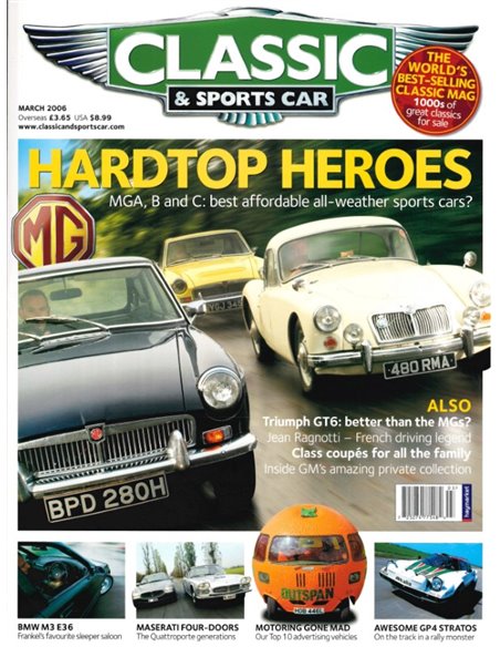 2006 CLASSIC AND SPORTSCAR MAGAZINE (03) MÄRZ ENGLISCH