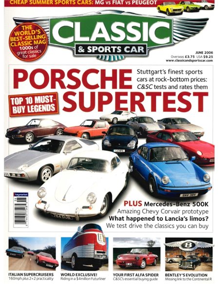 2006 CLASSIC AND SPORTSCAR MAGAZINE (06) JUNI ENGELS