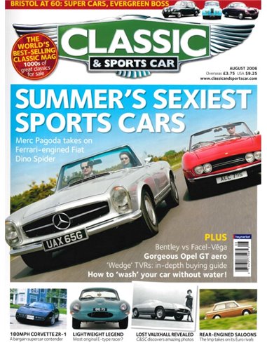 2006 CLASSIC AND SPORTSCAR MAGAZINE (08) AUGUST ENGLISH