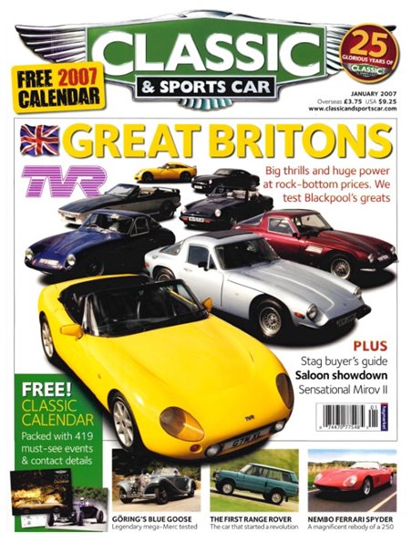 2007 CLASSIC AND SPORTSCAR MAGAZINE (01) JANUARI ENGELS