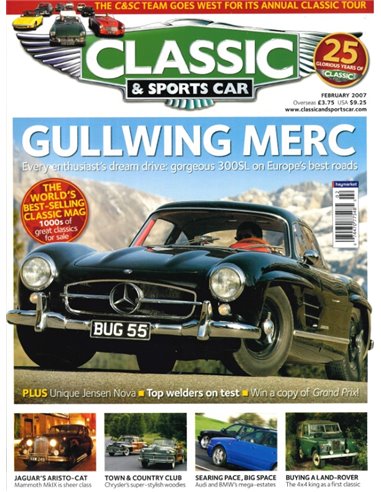 2007 CLASSIC AND SPORTSCAR MAGAZIN (02) FEBRUAR ENGLISCH