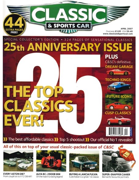 2007 CLASSIC AND SPORTSCAR MAGAZIN (04) APRIL ENGLISCH