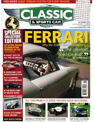 2007 CLASSIC AND SPORTSCAR MAGAZIN (09) SEPTEMBER ENGLISCH