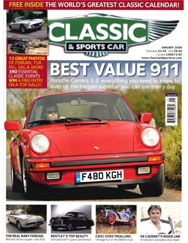 2008 CLASSIC AND SPORTSCAR MAGAZINE (01) JANUARI ENGELS