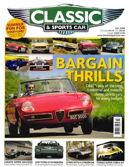 2008 CLASSIC AND SPORTSCAR MAGAZIN (07) JULI ENGLISCH