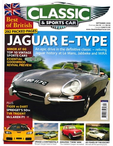 2008 CLASSIC AND SPORTSCAR MAGAZIN (09) SEPTEMBER ENGLISCH