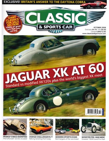 2008 CLASSIC AND SPORTSCAR MAGAZINE (10) OCTOBER ENGLISH