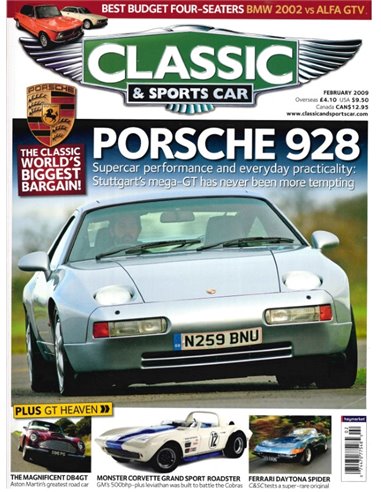 2009 CLASSIC AND SPORTSCAR MAGAZIN (02) FEBRUAR ENGLISCH