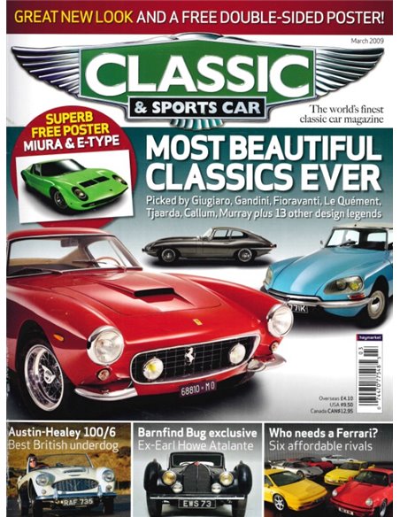 2009 CLASSIC AND SPORTSCAR MAGAZINE (03) MÄRZ ENGLISCH