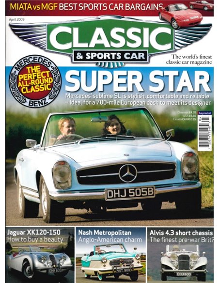 2009 CLASSIC AND SPORTSCAR MAGAZINE (04) APRIL ENGLISH