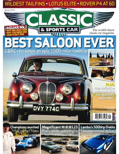 2010 CLASSIC AND SPORTSCAR MAGAZIN (01) JANUAR ENGLISCH