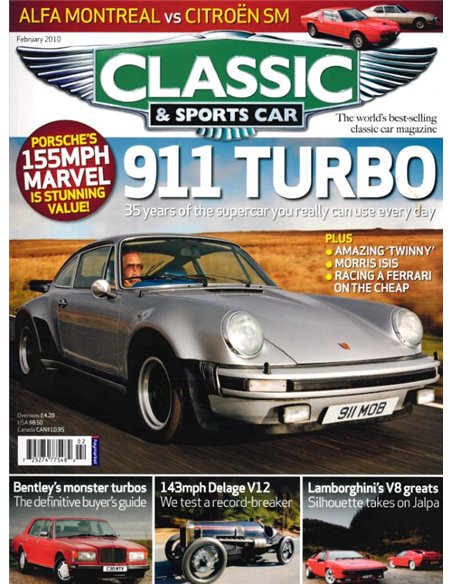 2010 CLASSIC AND SPORTSCAR MAGAZINE (02) FEBRUARI ENGELS