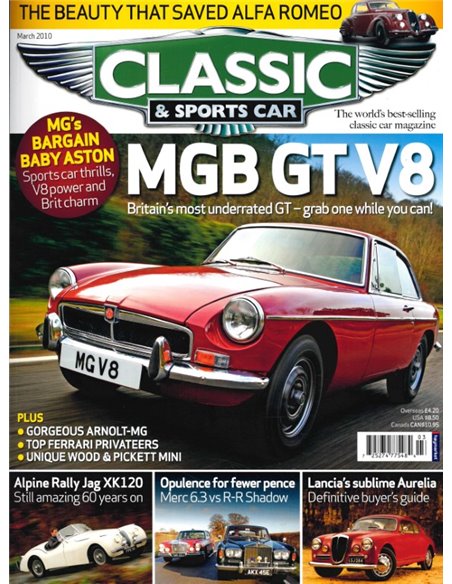 2010 CLASSIC AND SPORTSCAR MAGAZINE (03) MÄRZ ENGLISCH