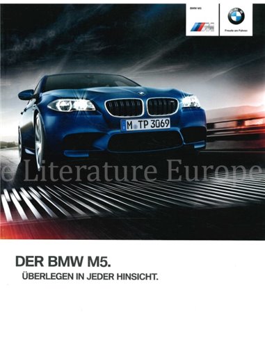 2014 BMW M5 BROCHURE DUITS