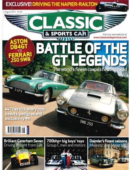 2011 CLASSIC AND SPORTSCAR MAGAZIN (08) AUGUST ENGLISCH