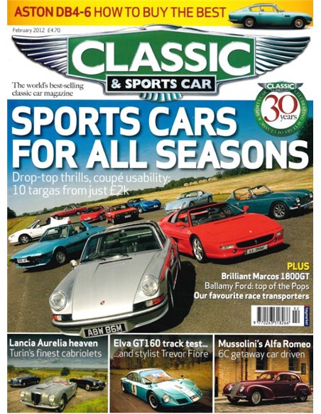 2012 CLASSIC AND SPORTSCAR MAGAZINE (02) FEBRUARI ENGELS